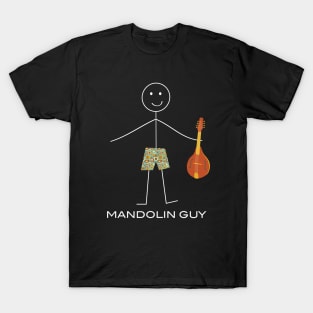 Funny Mens Mandolin Guitar T-Shirt